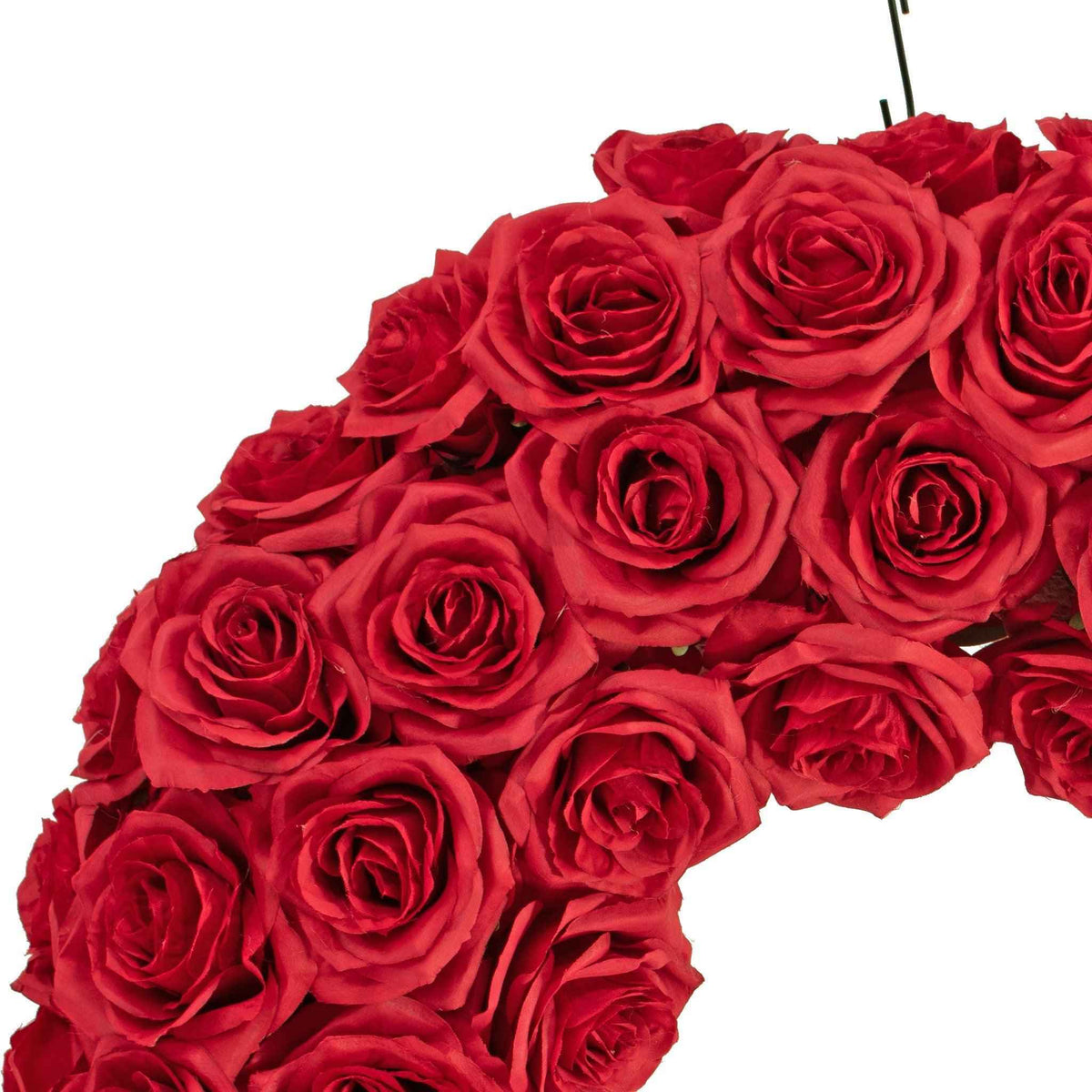 Red Rose Wreath - Lee Display
