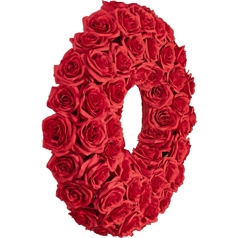 Red Rose Wreath - Lee Display