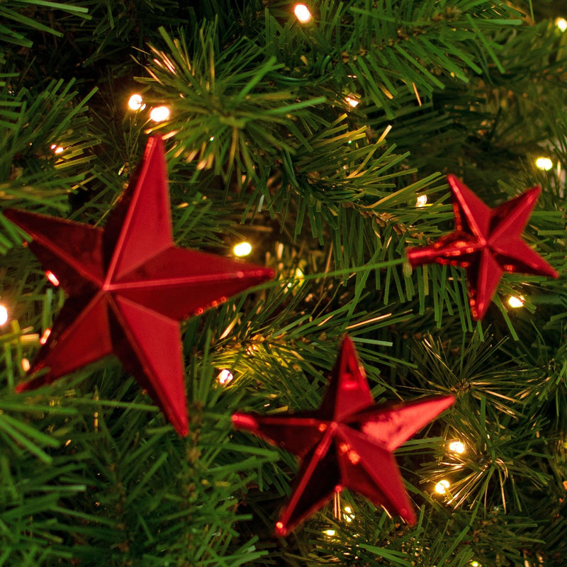 These Red Star Pick Ornaments are versatile enough to be used in a variety of ways, such as adorning wreaths, garlands, and other holiday decor. Their elegant and timeless design ensures they will become cherished keepsakes for years to come.