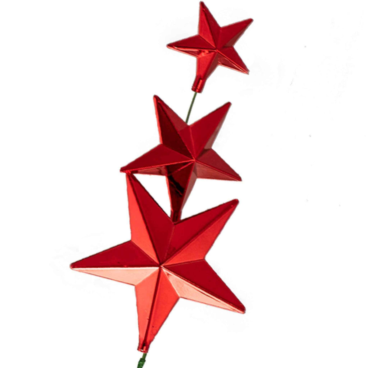 Red Star Pick Ornaments - Lee Display