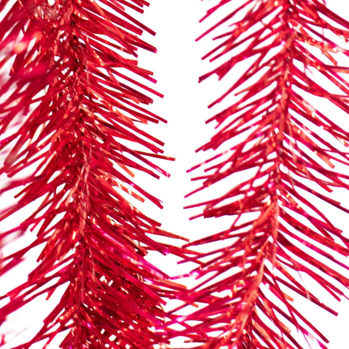 Red Tinsel Garland - Lee Display