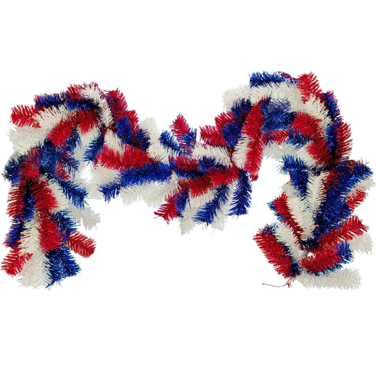 Red, White, and Blue Brush Garland - Lee Display