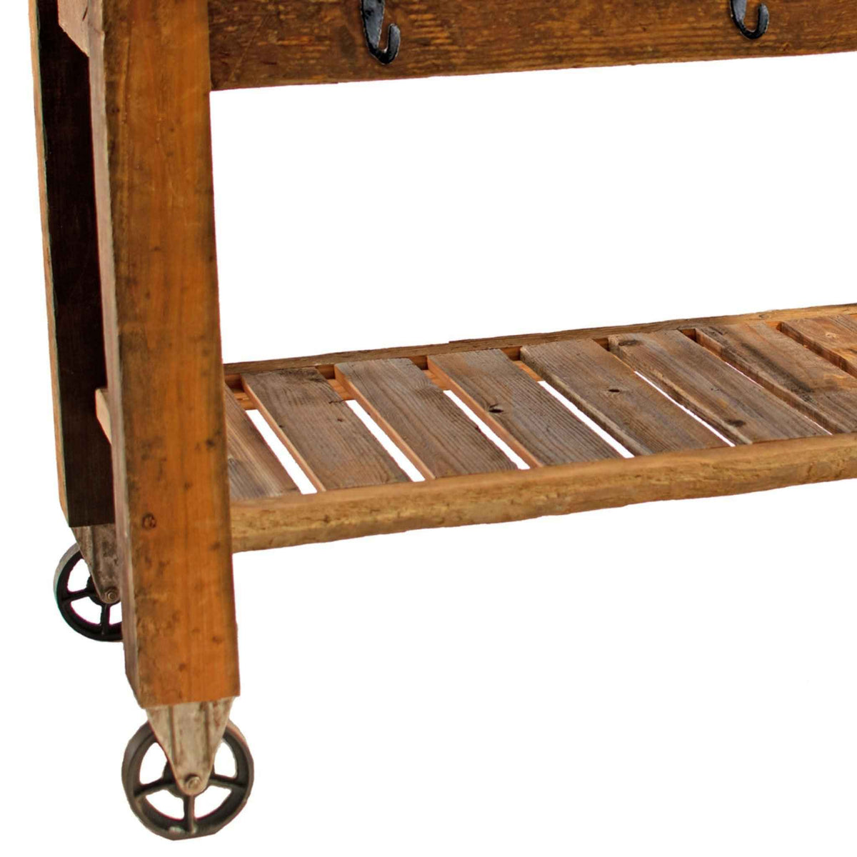 Redwood Potting Table Rolling Cart - Lee Display