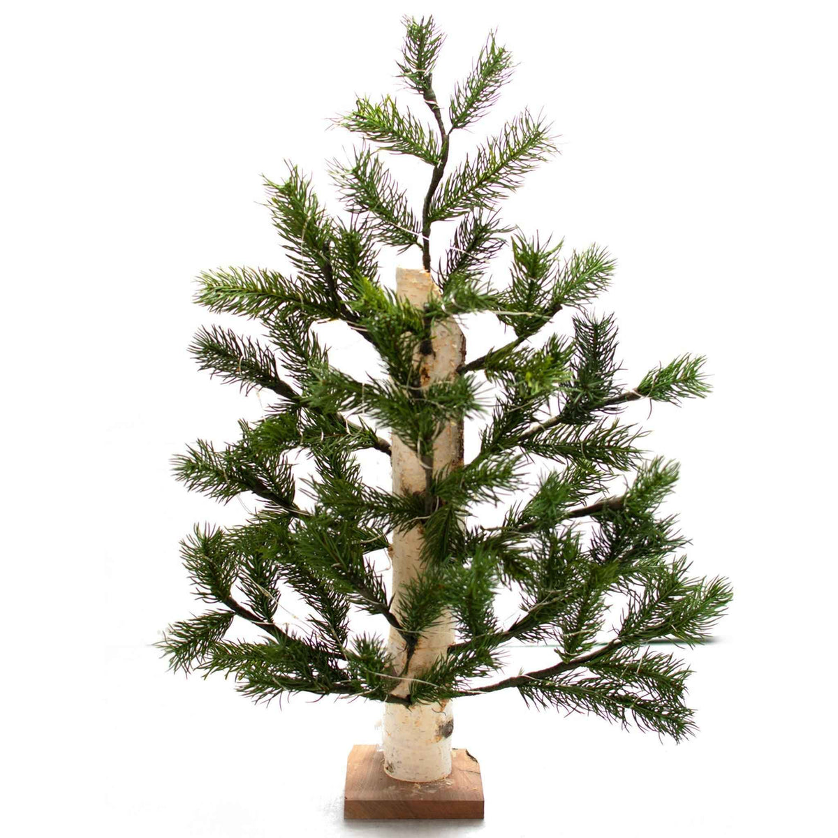 Rustic Birch Pole Christmas Tree - Lee Display
