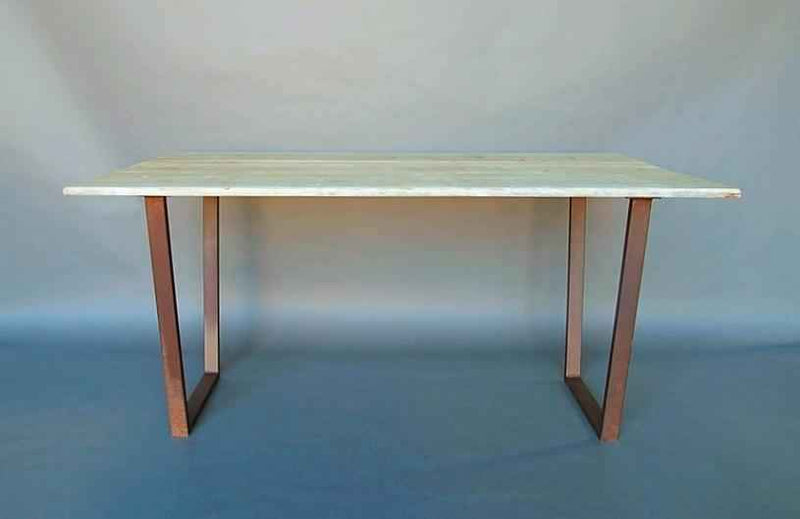 Rustic Bleached Redwood Table Furniture Set - Lee Display