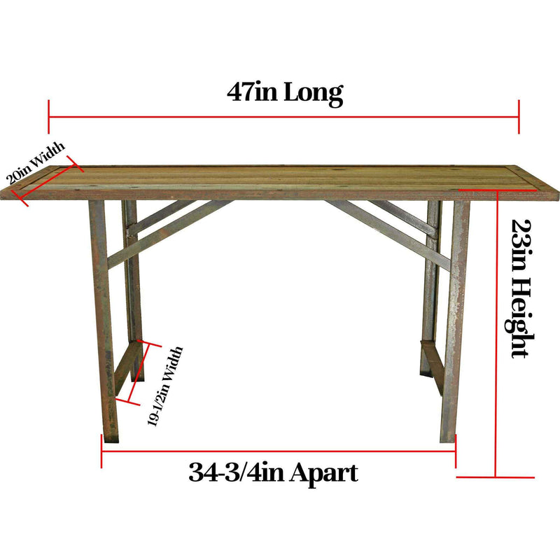 Rustic Outdoor Work Bench - Lee Display
