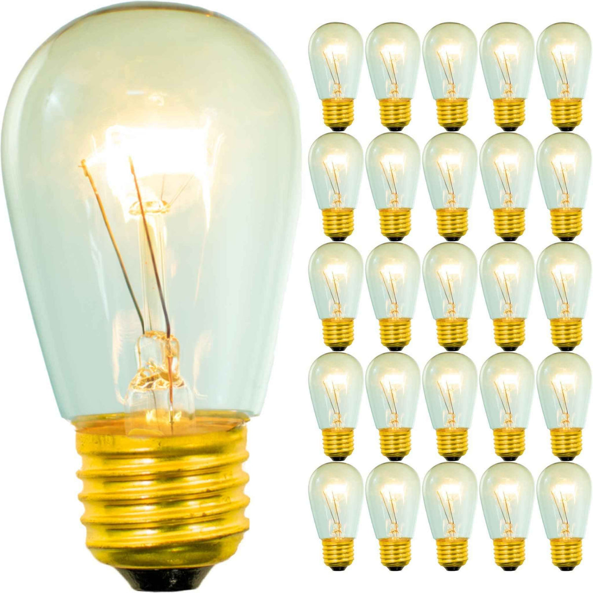 S14 Edison Light Bulbs - Lee Display