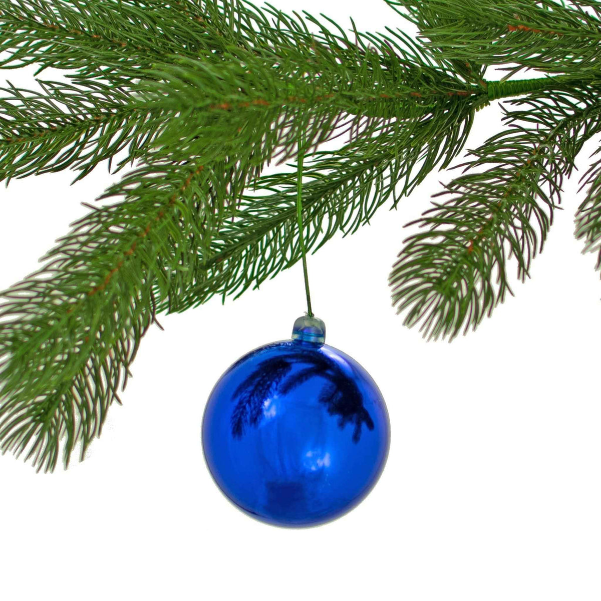 Shiny Blue Ball Ornaments - Lee Display