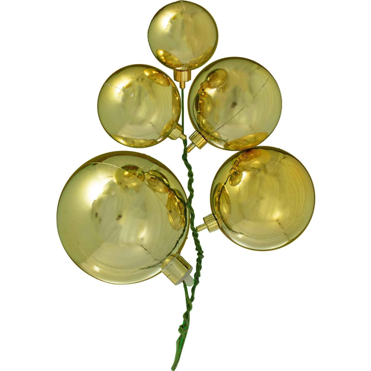 Shiny Gold Ball Cluster - Lee Display