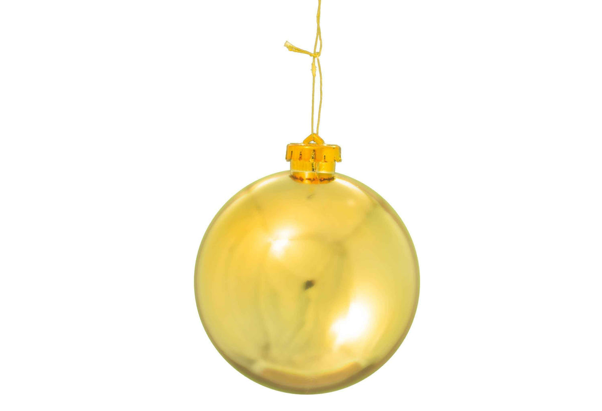 Shiny Gold Ball Ornaments - Lee Display