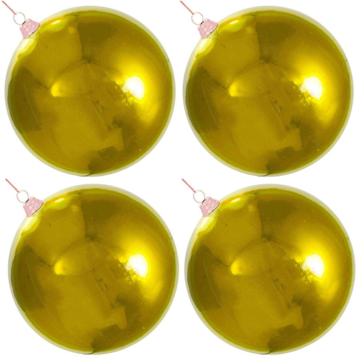 Shiny Gold Ball Ornaments - Lee Display