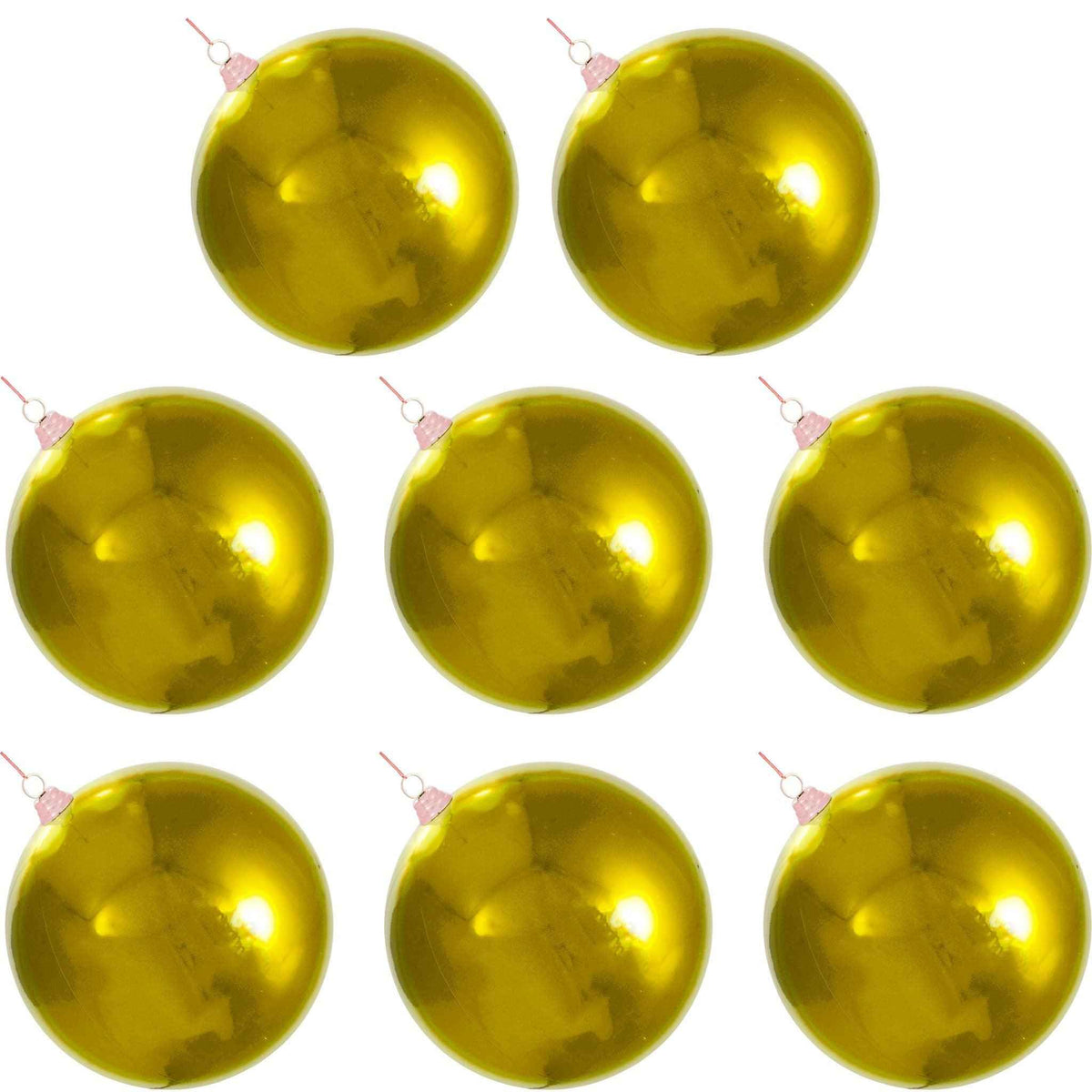 Shiny Gold Ball Ornaments - Lee Display