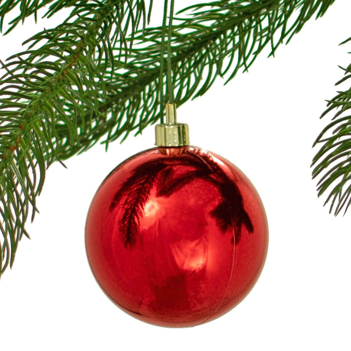 Shiny Red Ball Ornaments - Lee Display