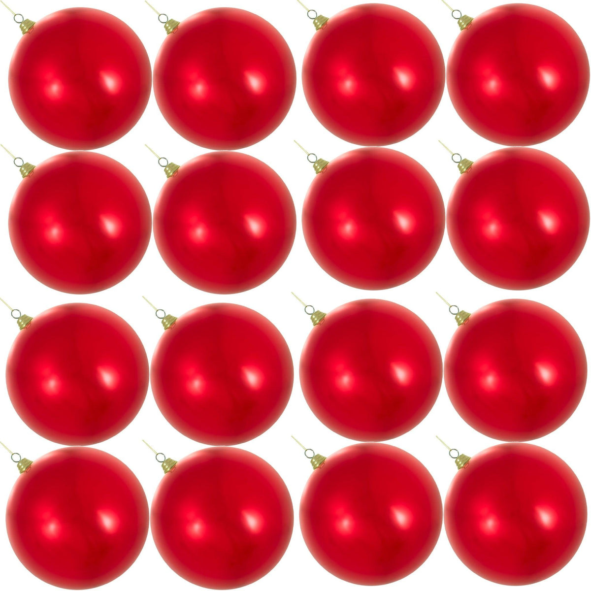 Shiny Red Ball Ornaments - Lee Display