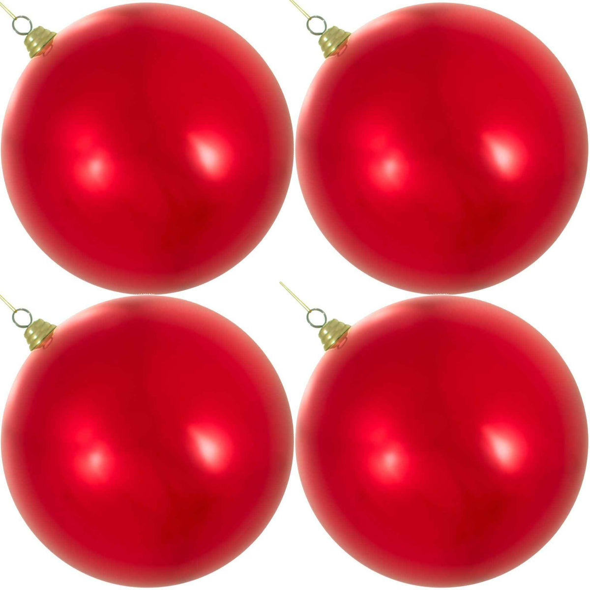 Shiny Red Ball Ornaments - Lee Display