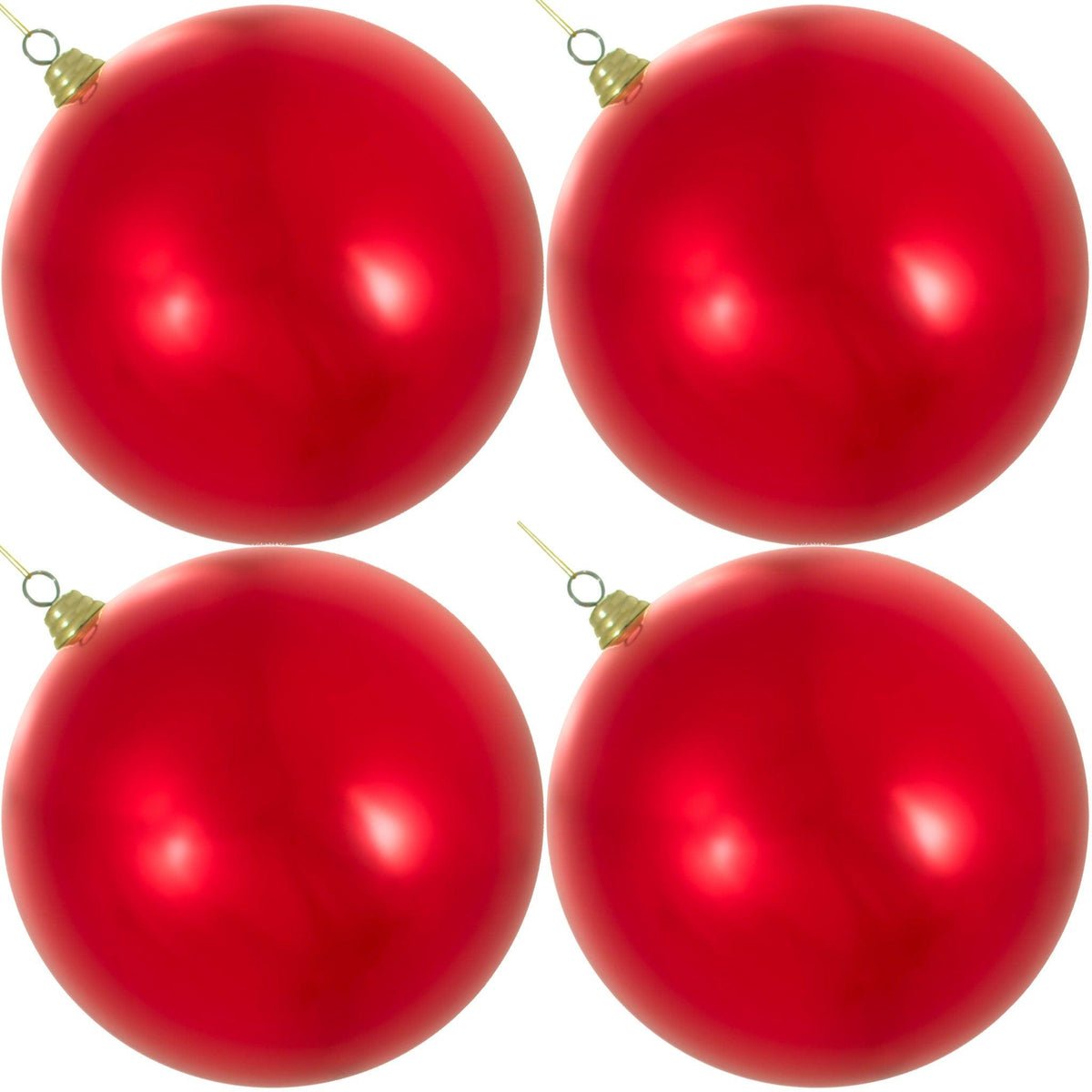 Shiny Red Ball Ornaments - Lee Display