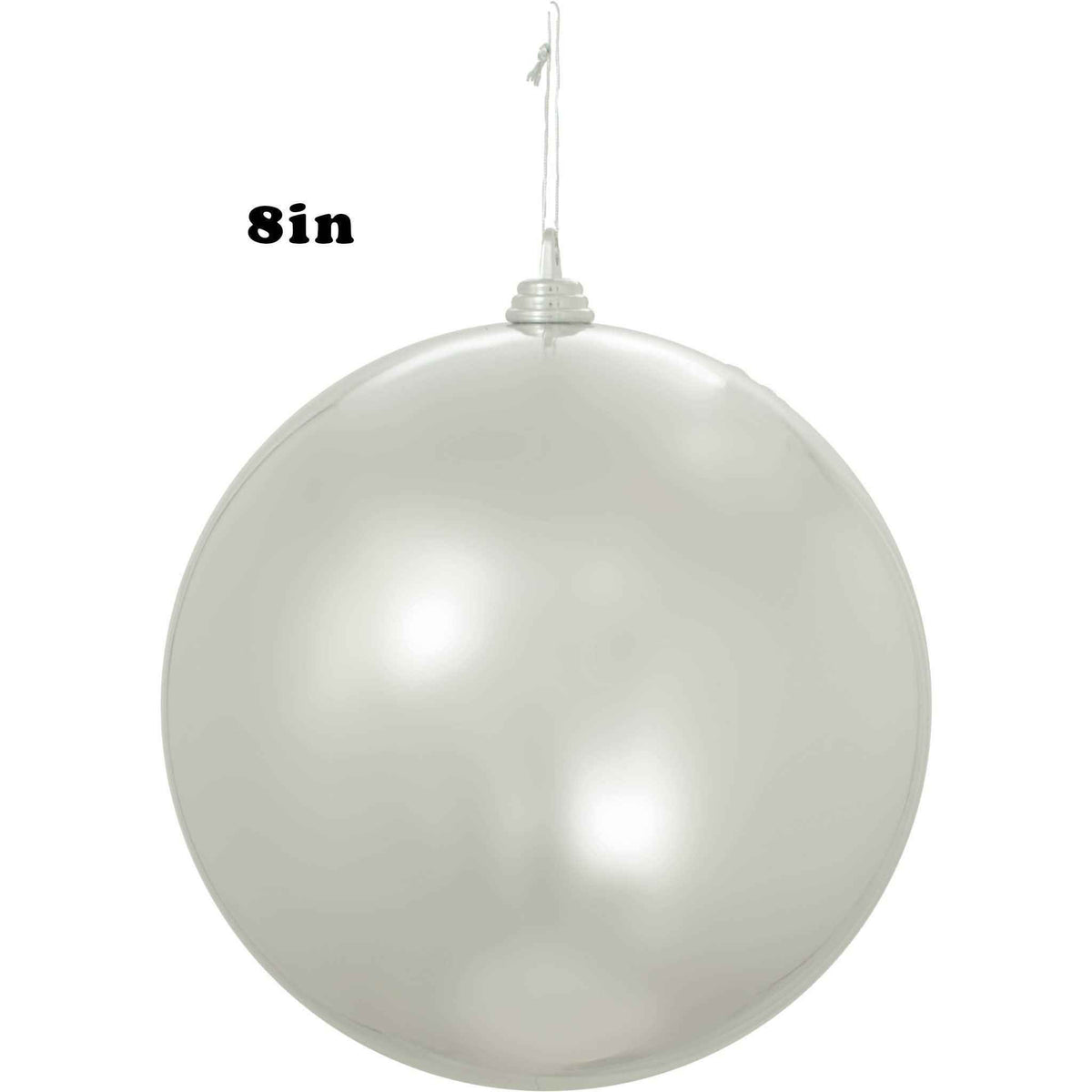 Shiny Silver Ball Ornaments - Lee Display