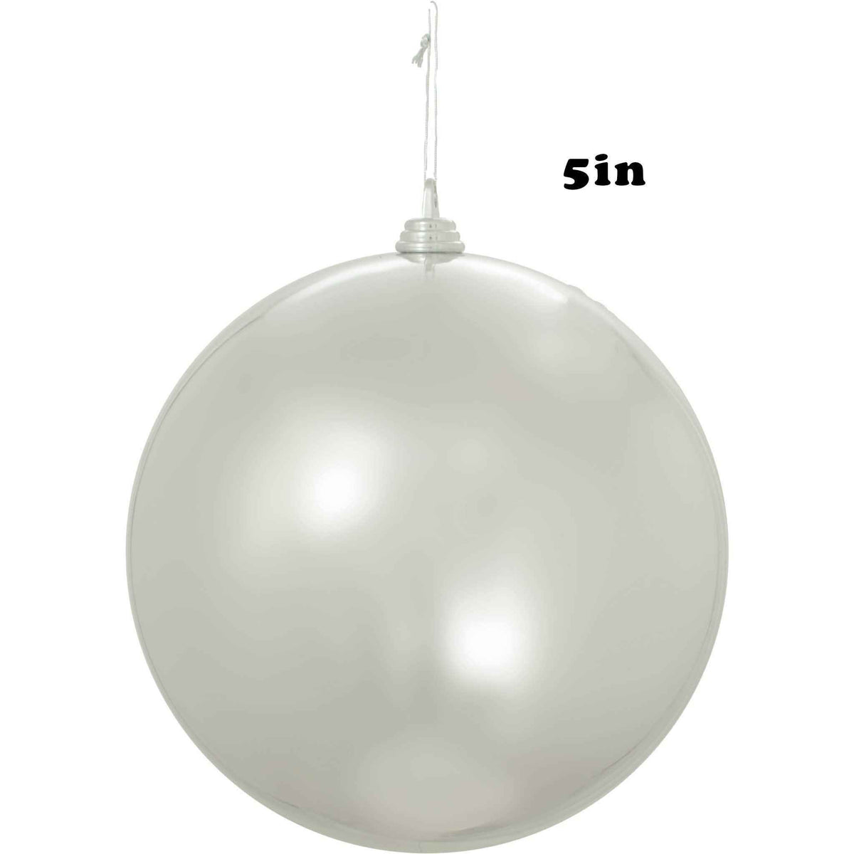 Shiny Silver Ball Ornaments - Lee Display