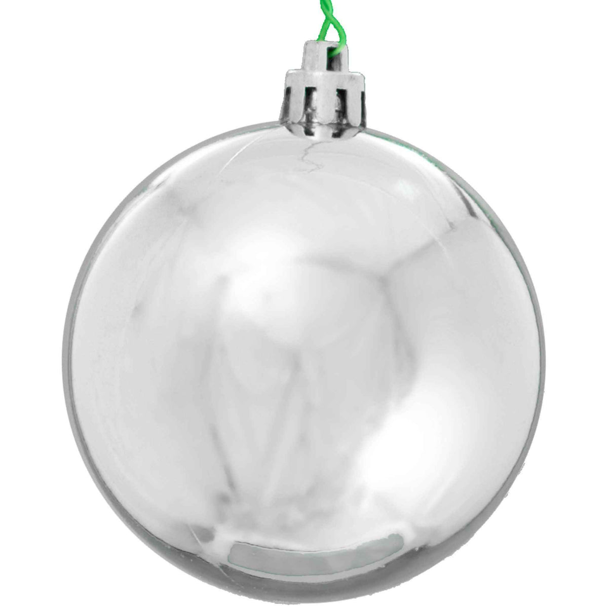 Shiny Silver Ball Ornaments - Lee Display