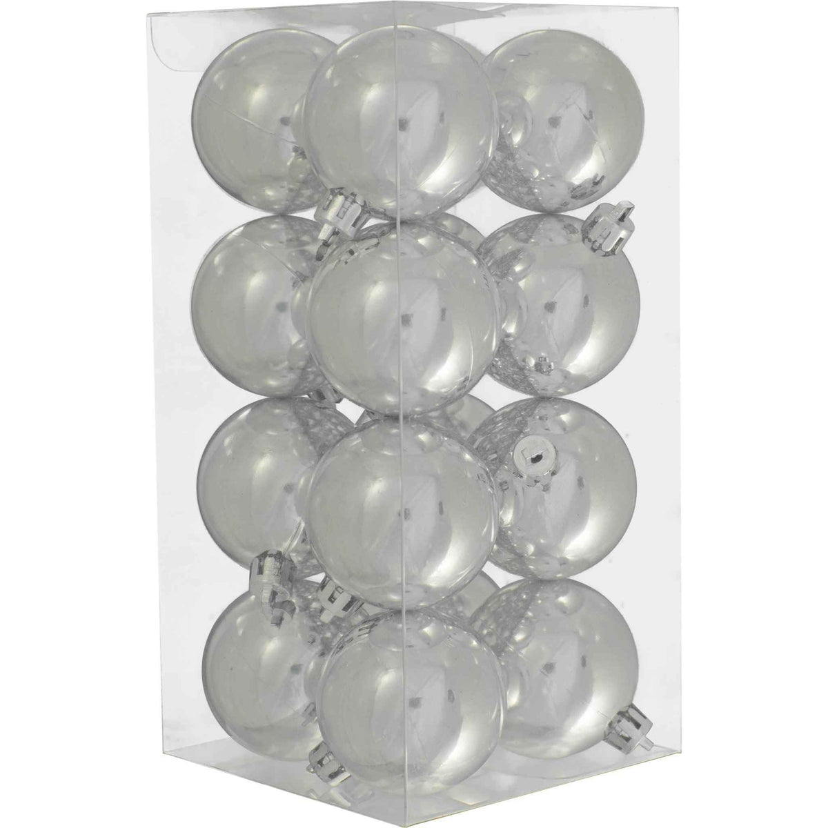 Shiny Silver Ball Ornaments - Lee Display
