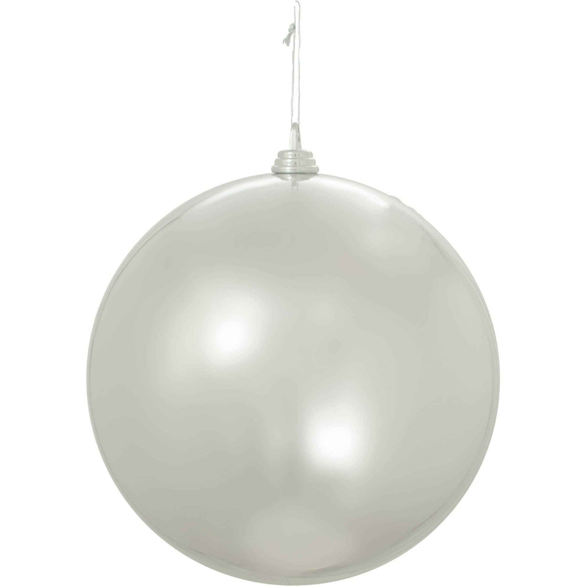 Shiny Silver Ball Ornaments - Lee Display