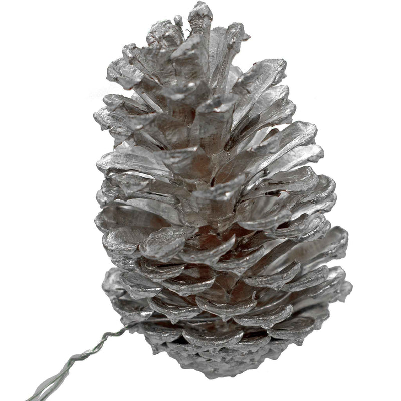 Silver Pine Cones - Lee Display