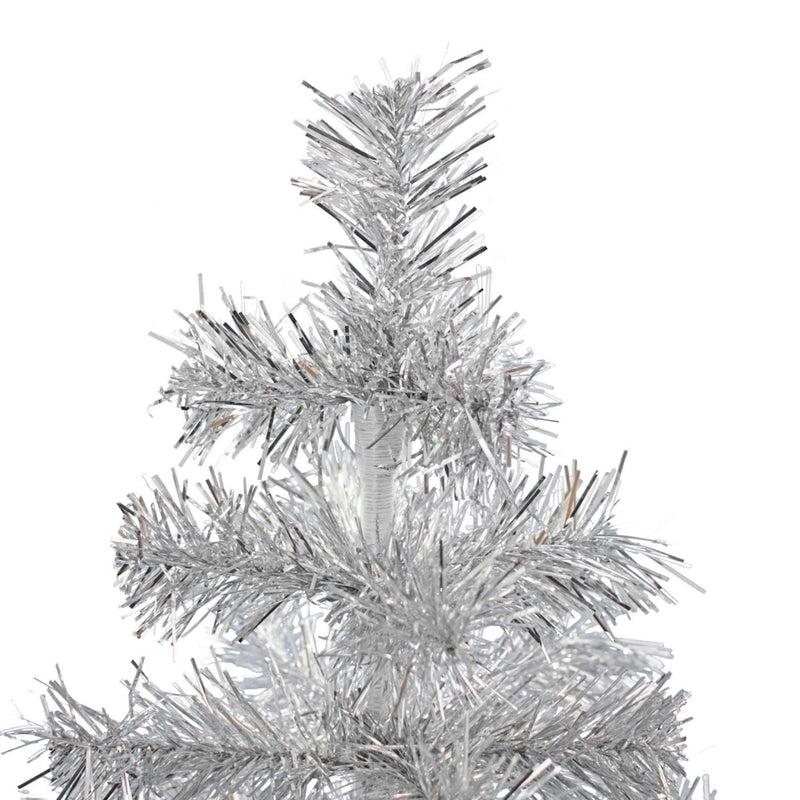 Silver Tinsel Christmas Tree - Lee Display