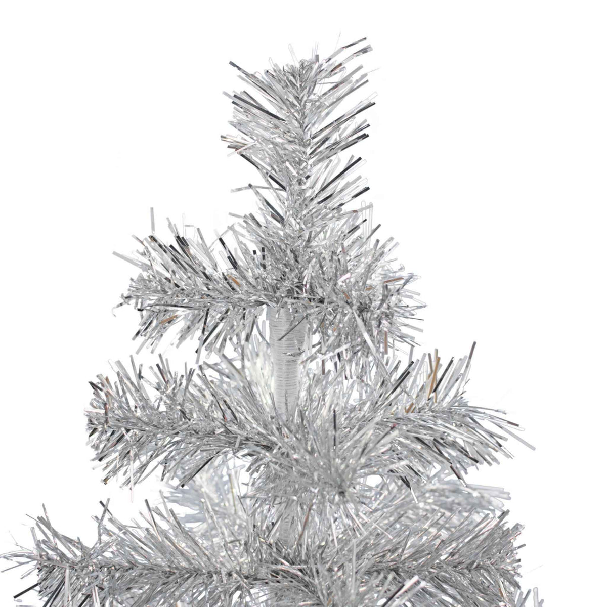 Silver Tinsel Christmas Tree - Lee Display