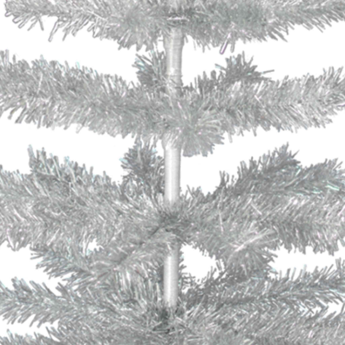 Silver Tinsel Christmas Tree - Lee Display