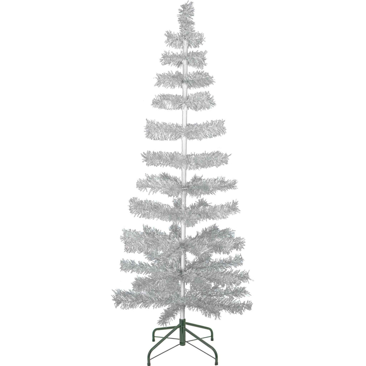 Silver Tinsel Christmas Tree - Lee Display