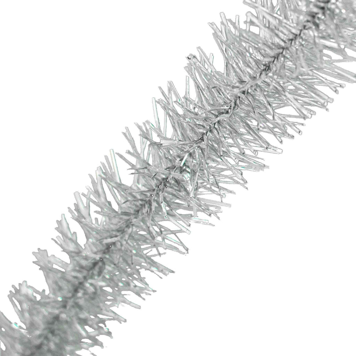 Silver Tinsel Garland - Lee Display