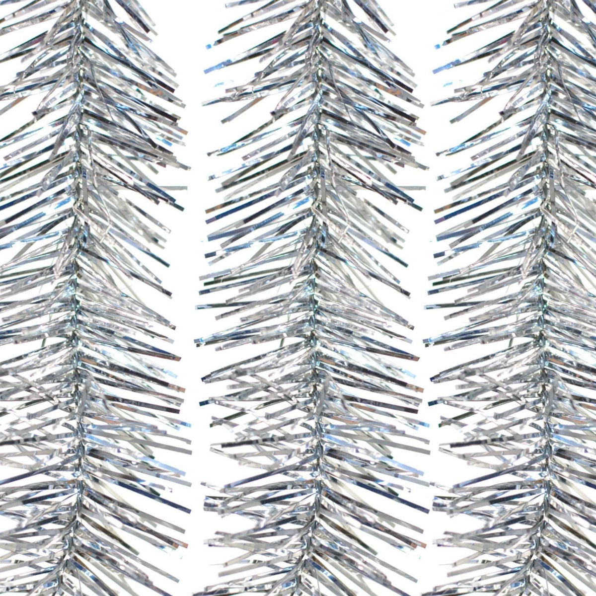 Silver Tinsel Garland - Lee Display