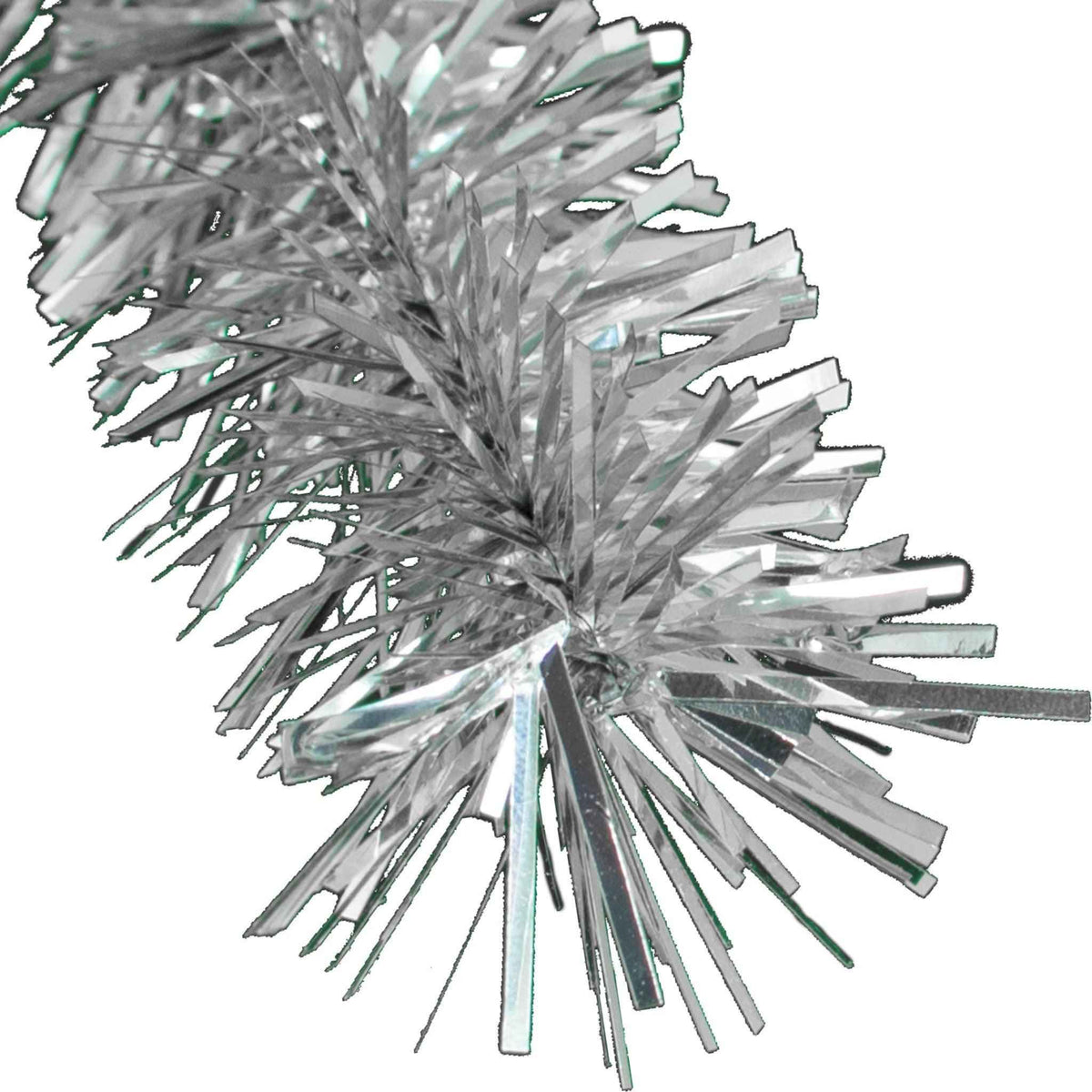 Silver Tinsel Garland - Lee Display
