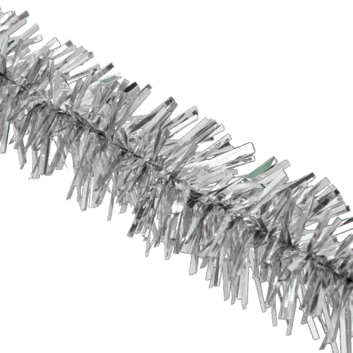 Silver Tinsel Garland - Lee Display