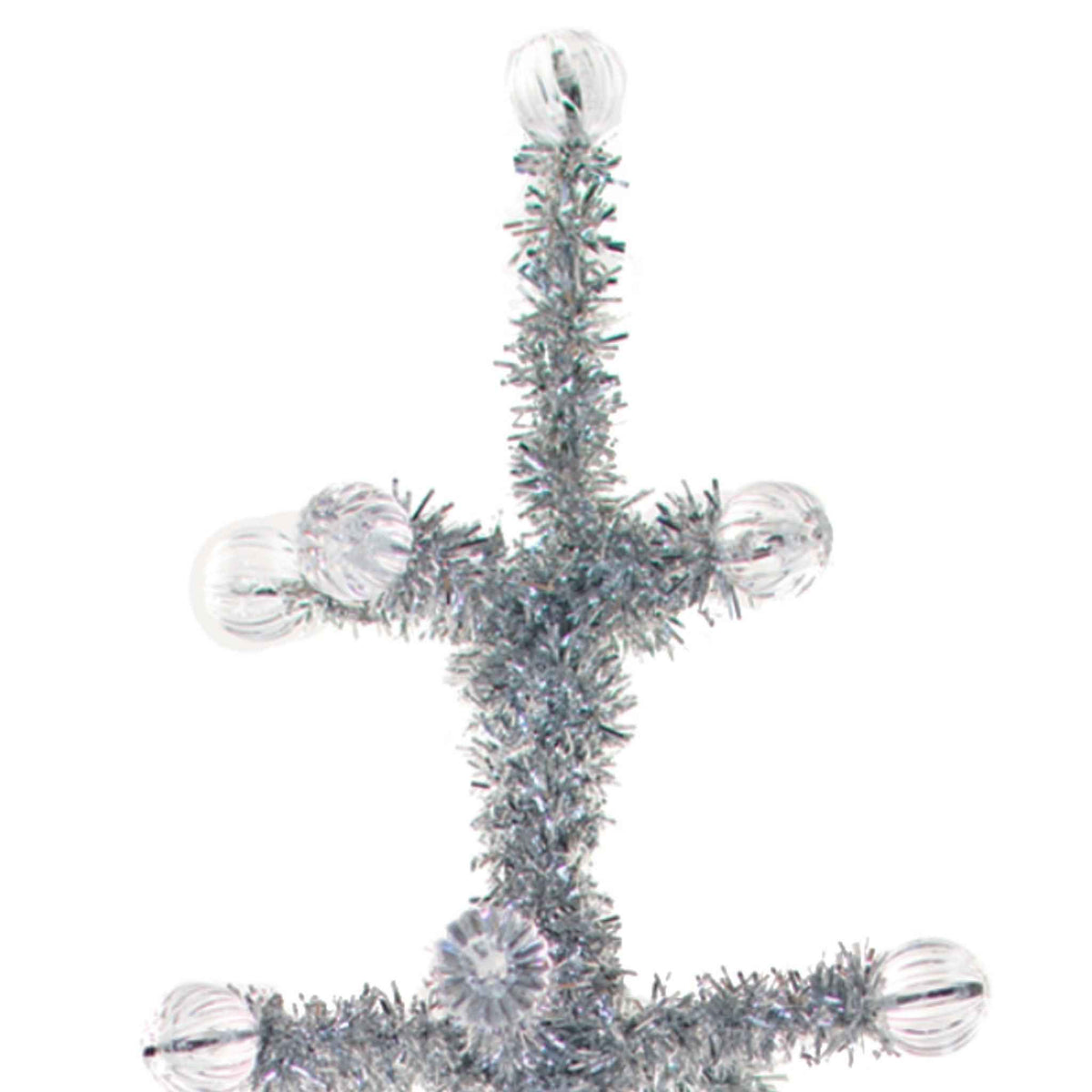 Silver Tinsel Merchandising & Display Tree - Lee Display
