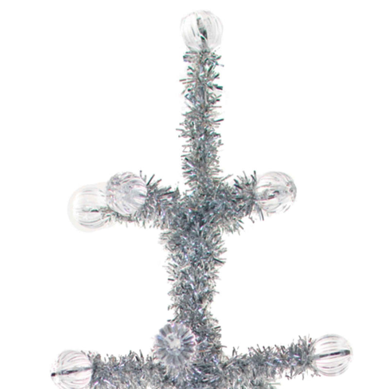 Silver Tinsel Merchandising & Display Tree - Lee Display