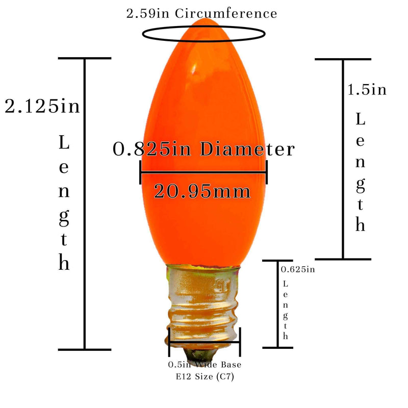 Solid Orange Lights - Lee Display