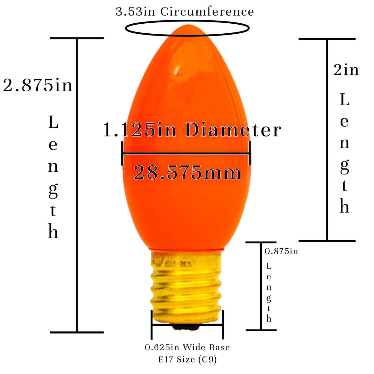 Solid Orange Lights - Lee Display