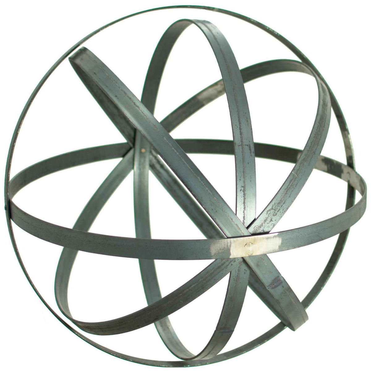 Steel Garden Sphere - Lee Display