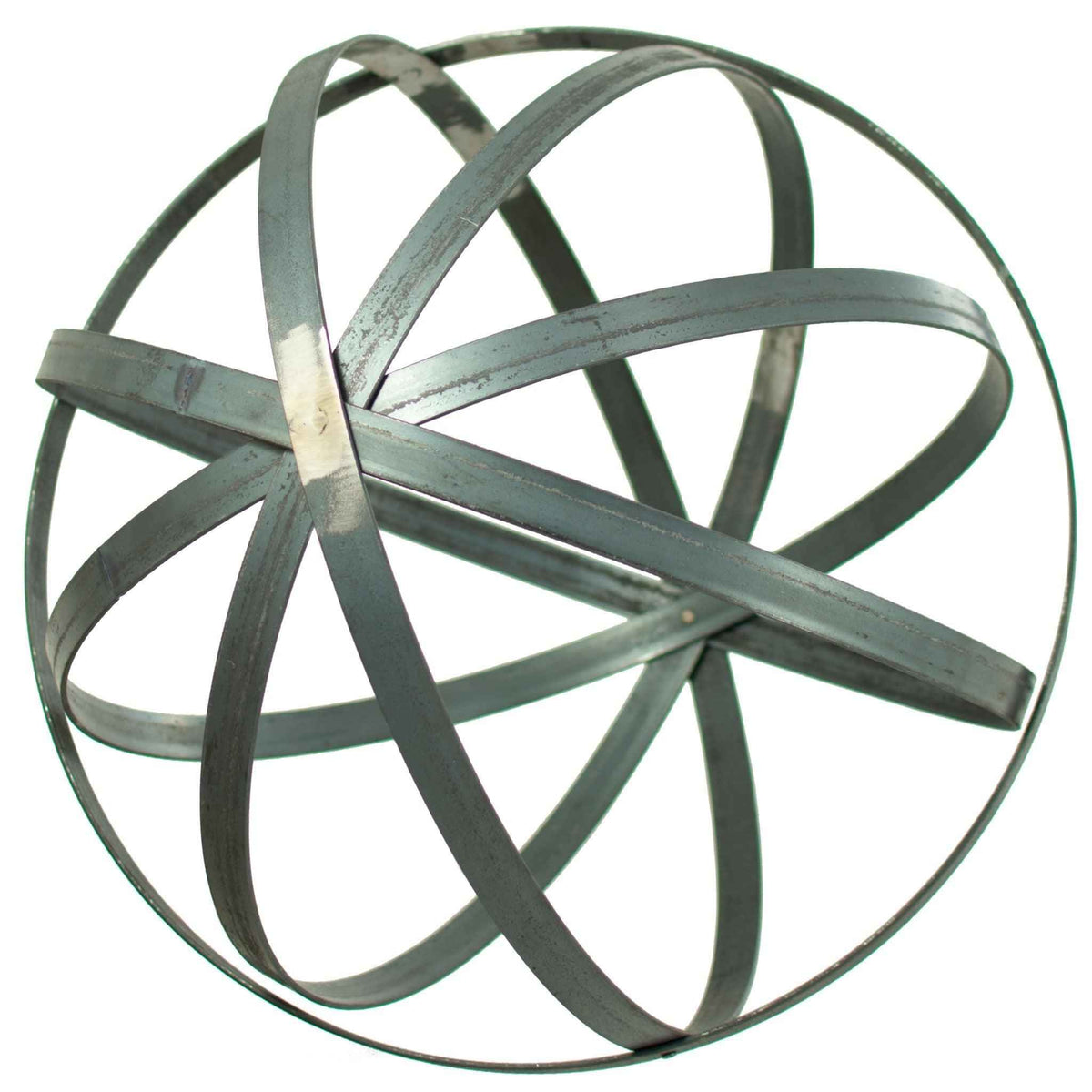 Steel Garden Sphere - Lee Display