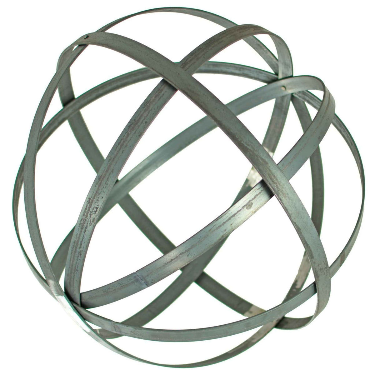 Steel Garden Sphere - Lee Display
