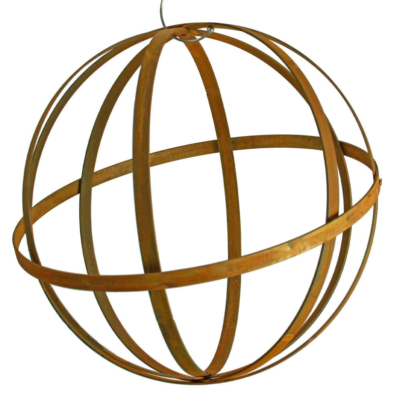 Steel Garden Sphere - Lee Display