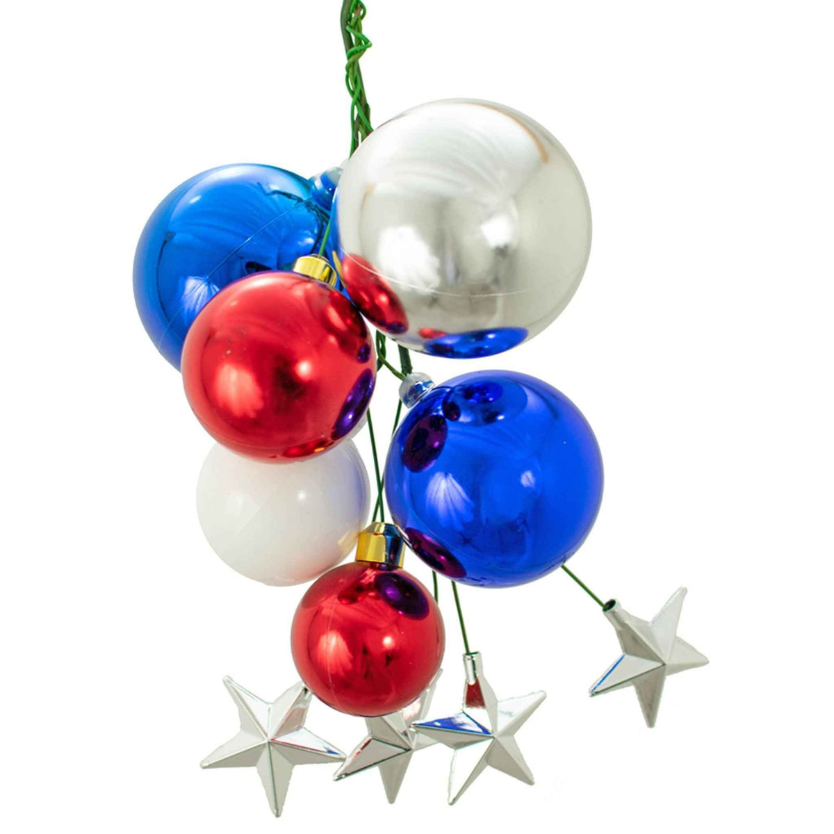 The Regal Independence Day Ball Cluster with Silver Stars - Lee Display