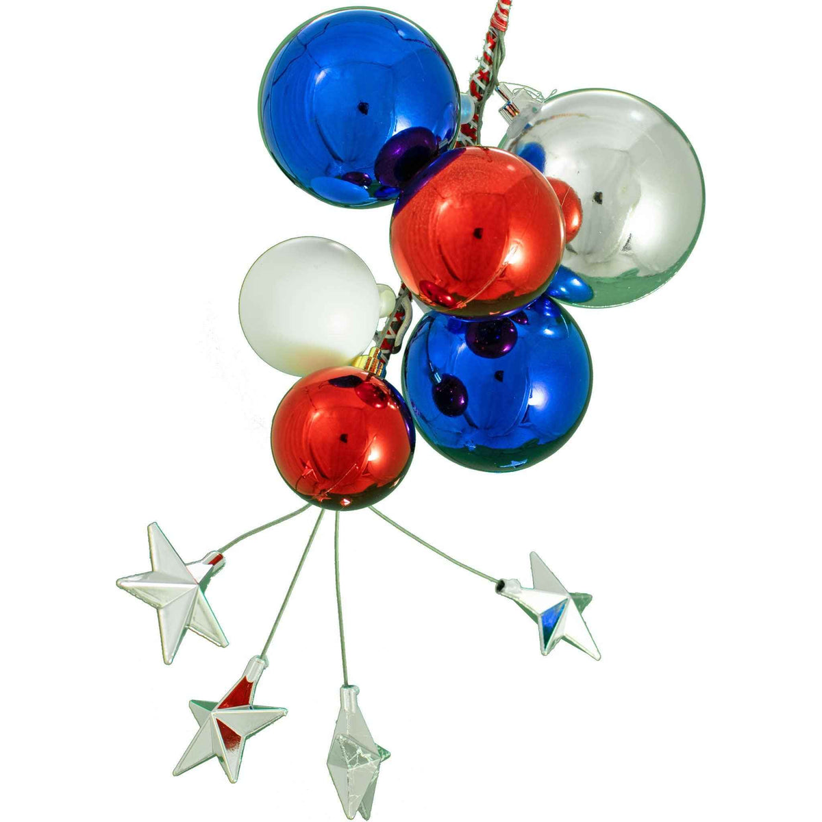 The Regal Independence Day Ball Cluster with Silver Stars - Lee Display