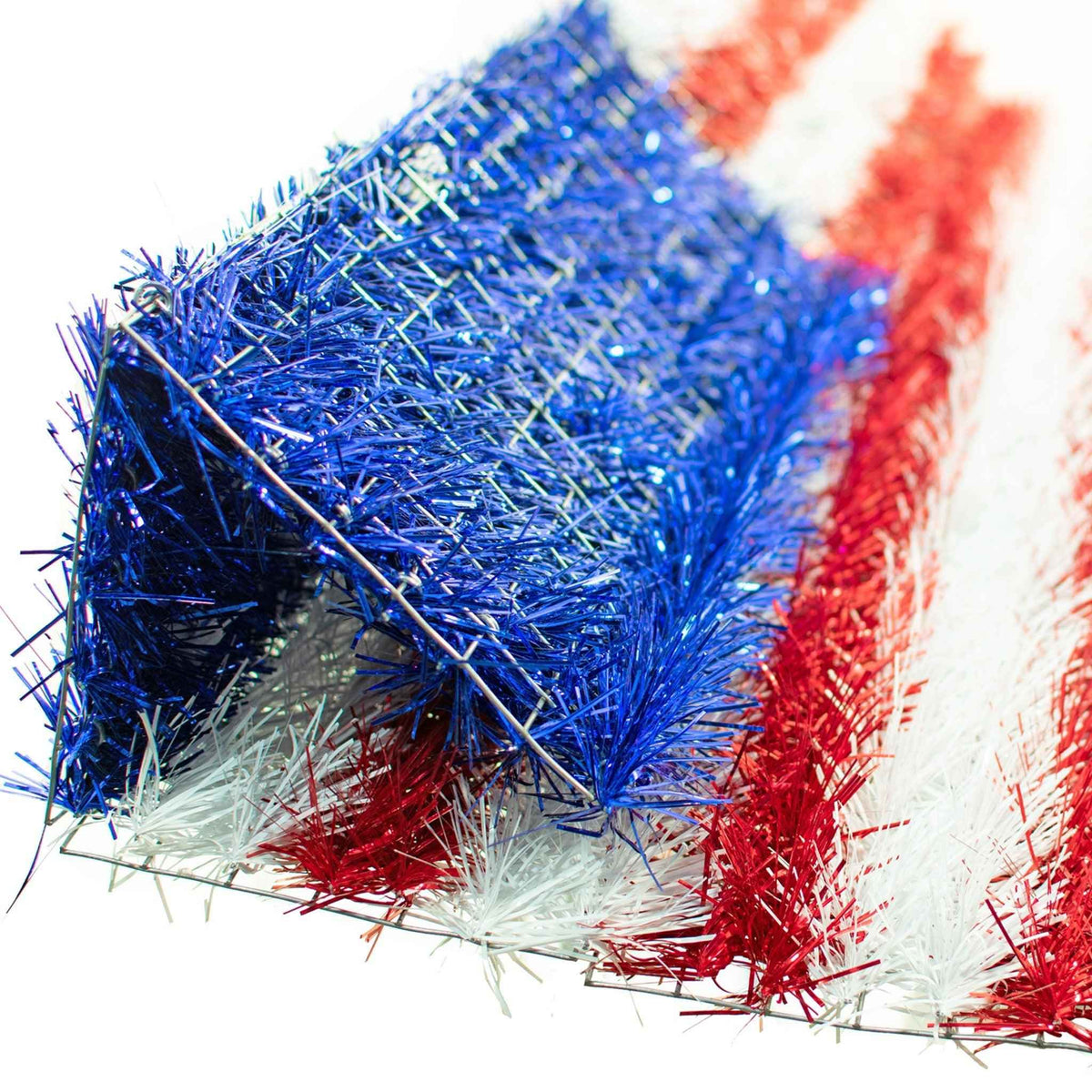 Tinsel Brush American Flags - Lee Display