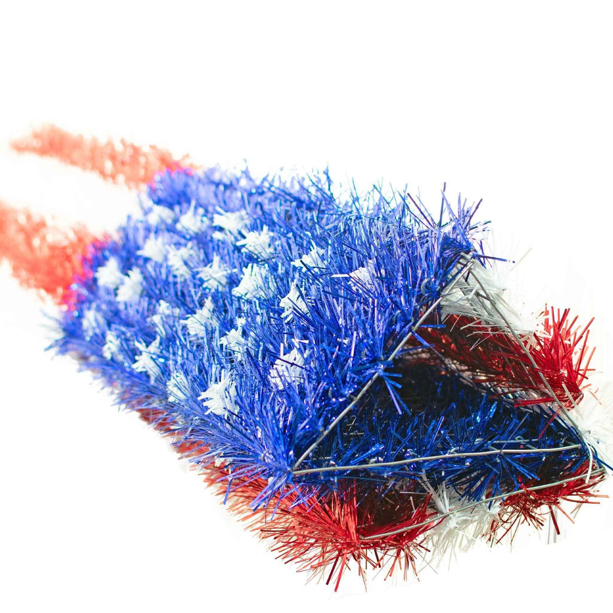 Tinsel Brush American Flags - Lee Display