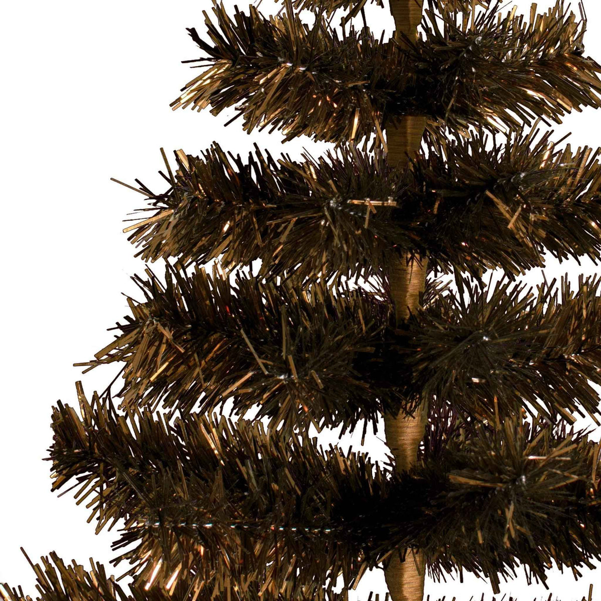Vintage Copper Tinsel Christmas Tree - Lee Display