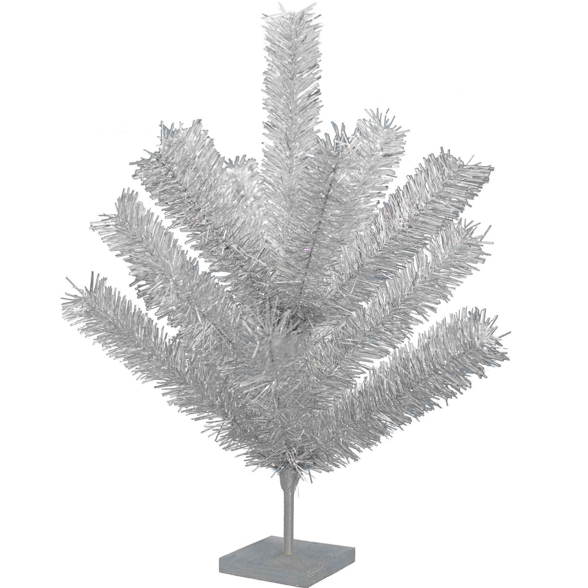 Vintage Silver Tinsel Branch Tree - Lee Display