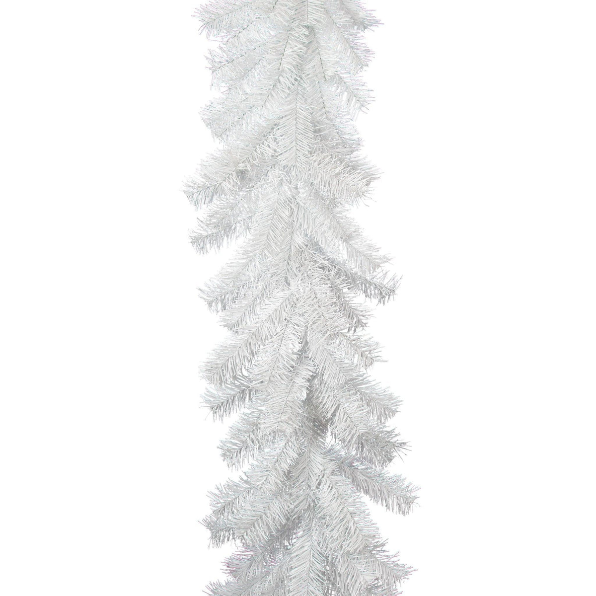 Shop for Lee Display's brand new 6FT Shiny Metallic White Tinsel Brush Garlands on sale now at leedisplay.com.  6FT Long