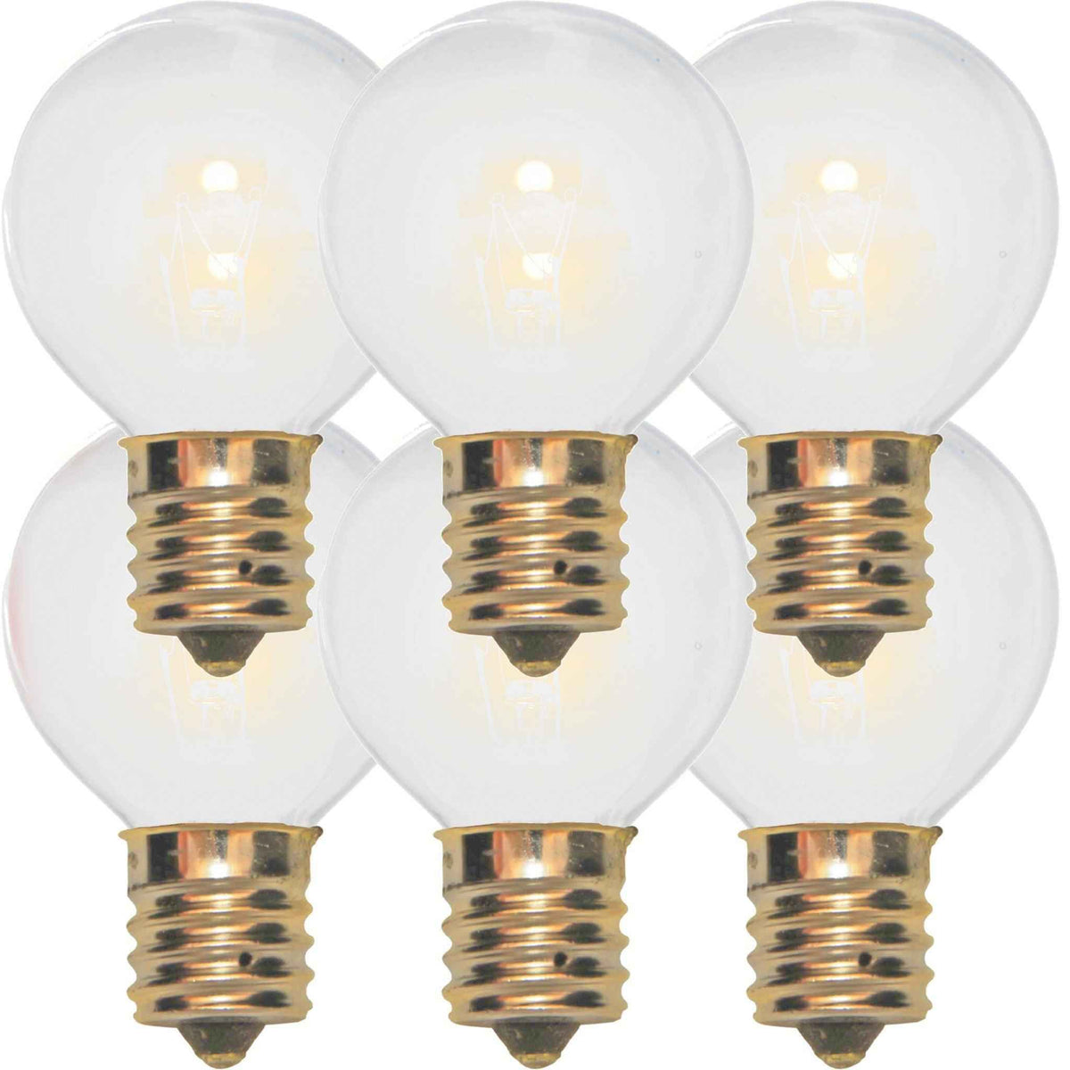 White G40 Light Bulbs - Lee Display